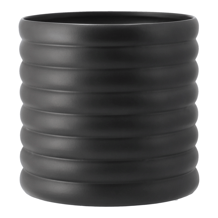 Mud flower pot black, XL. Ø 27 cm DBKD