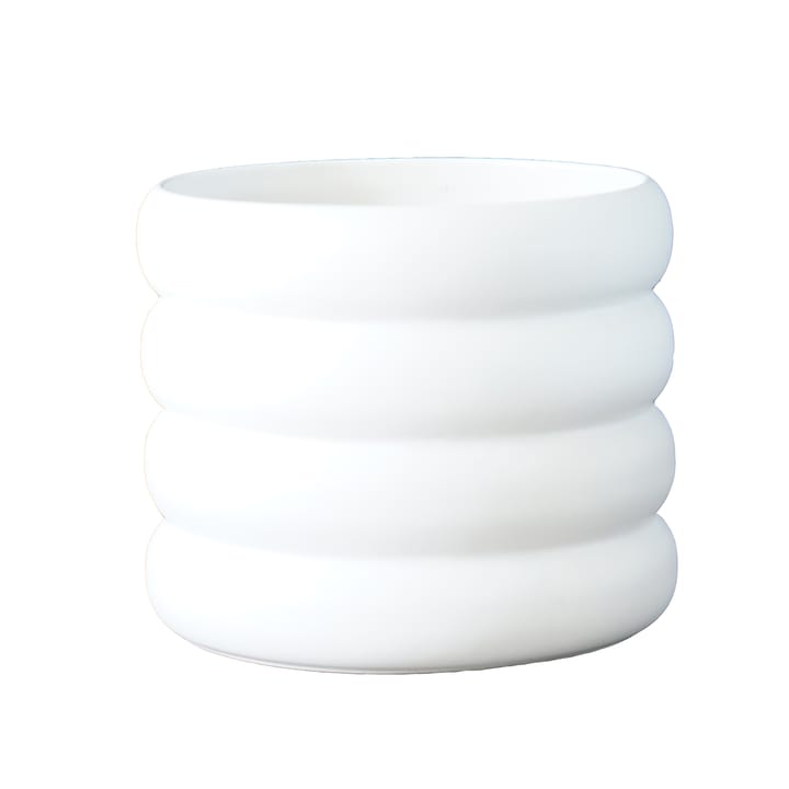 Mud flower pot white, Medium, Ø 14 cm DBKD