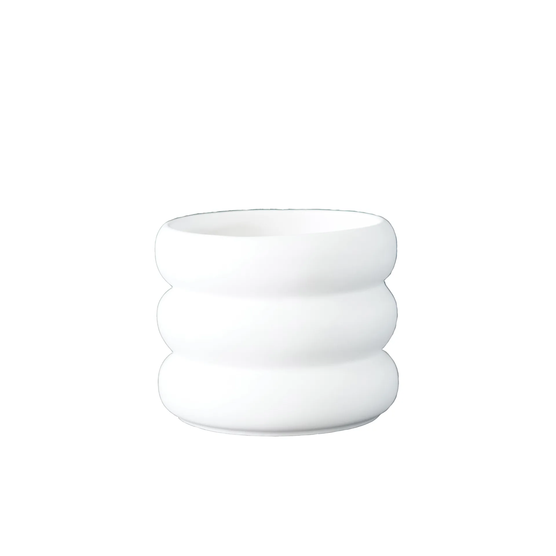 Mud flower pot white, Small, Ø 10 cm DBKD