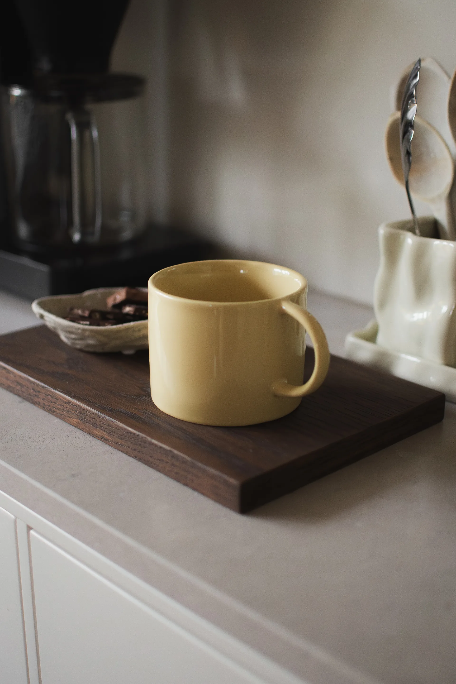 Mug ceramic mug, Yellow DBKD