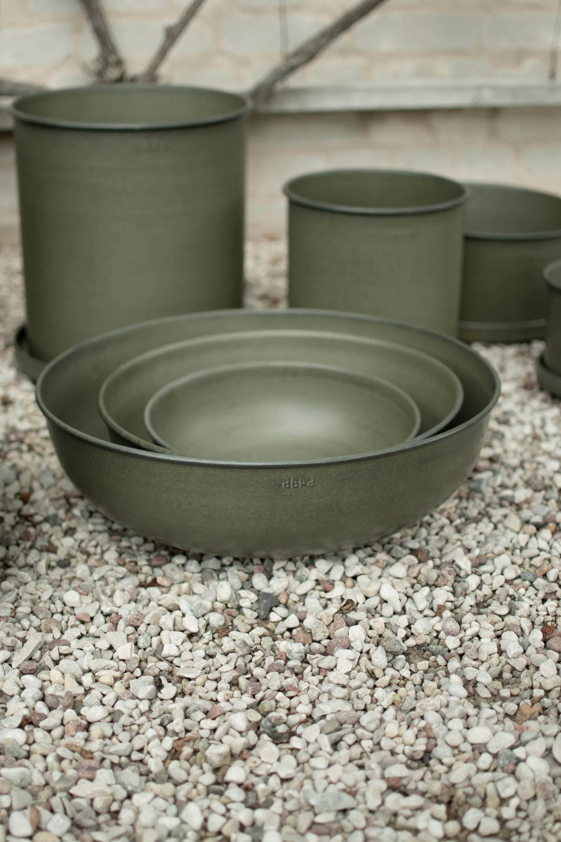 Out bowl 3 pieces, Green DBKD