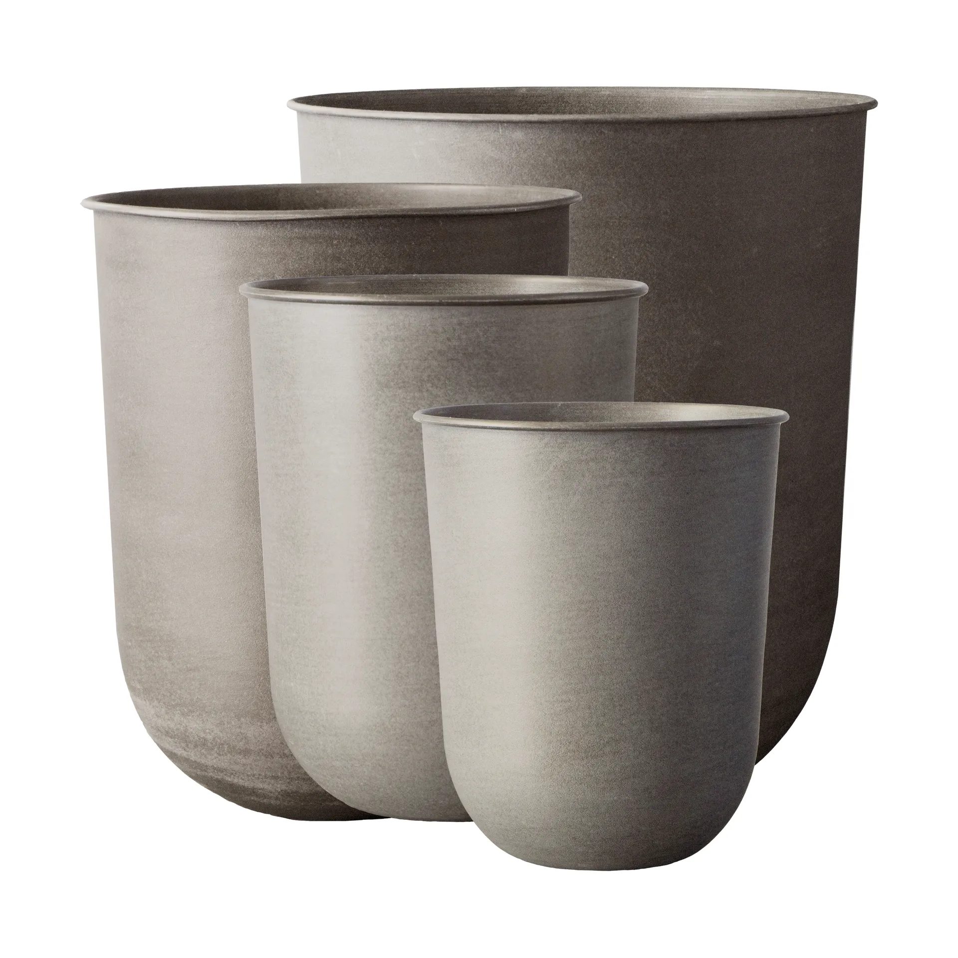 Out flower pot 4 pieces, Beige DBKD