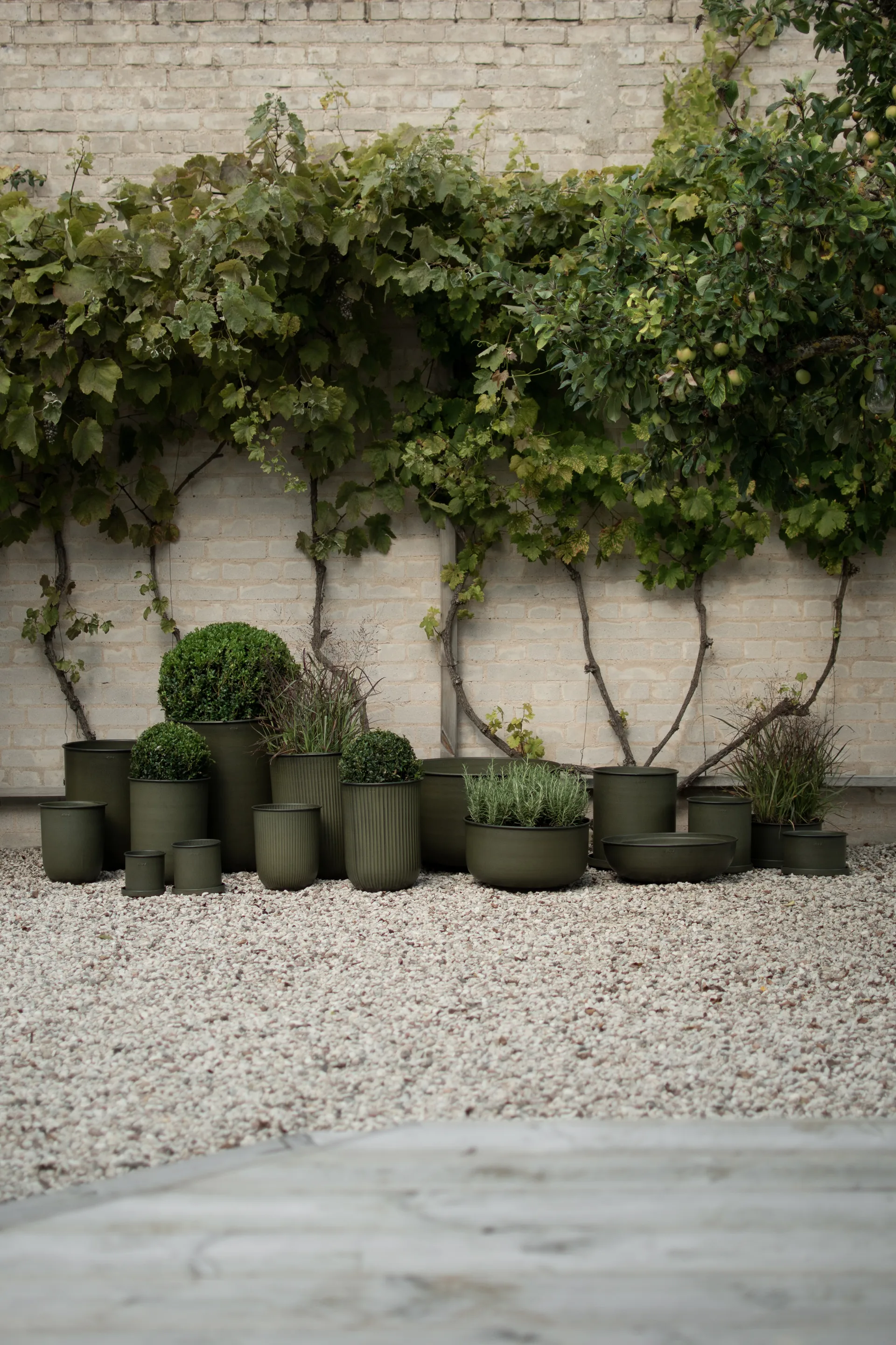 Out wide pot 2 pieces, Green DBKD