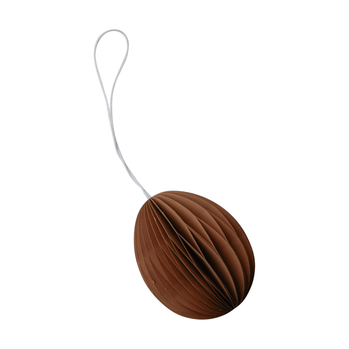 Ovoid Easter decoration paper 7 cm, Terracotta DBKD