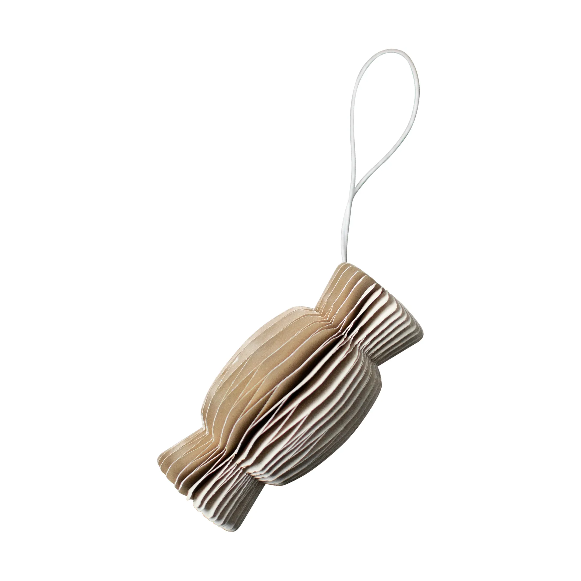 Paper Candy Christmas decoration, Beige DBKD
