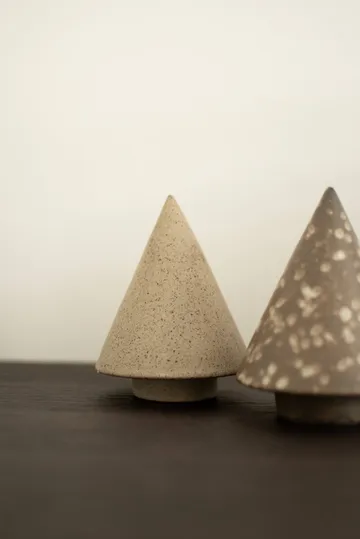 Peak wooden decorative detail - Beige, Ø9 cm - DBKD