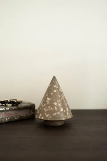 Peak wooden decorative detail - Brown dot, Ø9 cm - DBKD