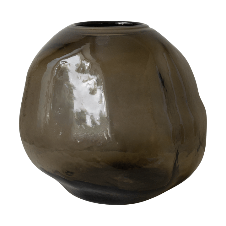 Pebble vase brown, Large Ø28 cm DBKD