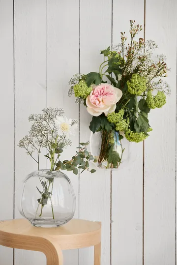 Pebble vase - Transparent, large Ø28 cm - DBKD