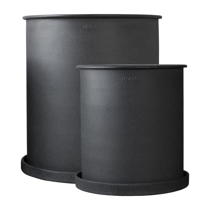 Plant pot flower pot large 2-pack, Black DBKD