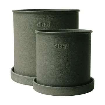 Plant pot small 2-pack - Green - DBKD