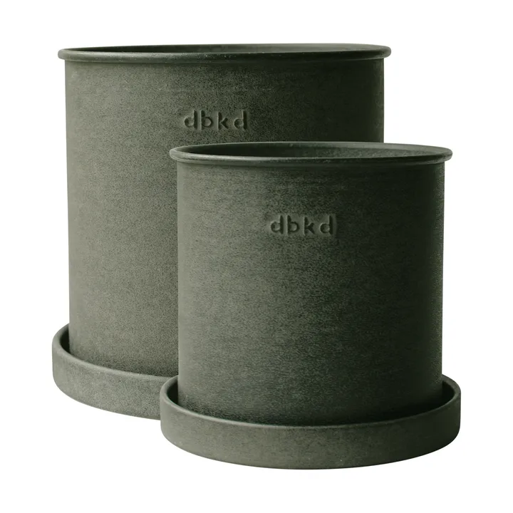 Plant pot small 2-pack - Green - DBKD