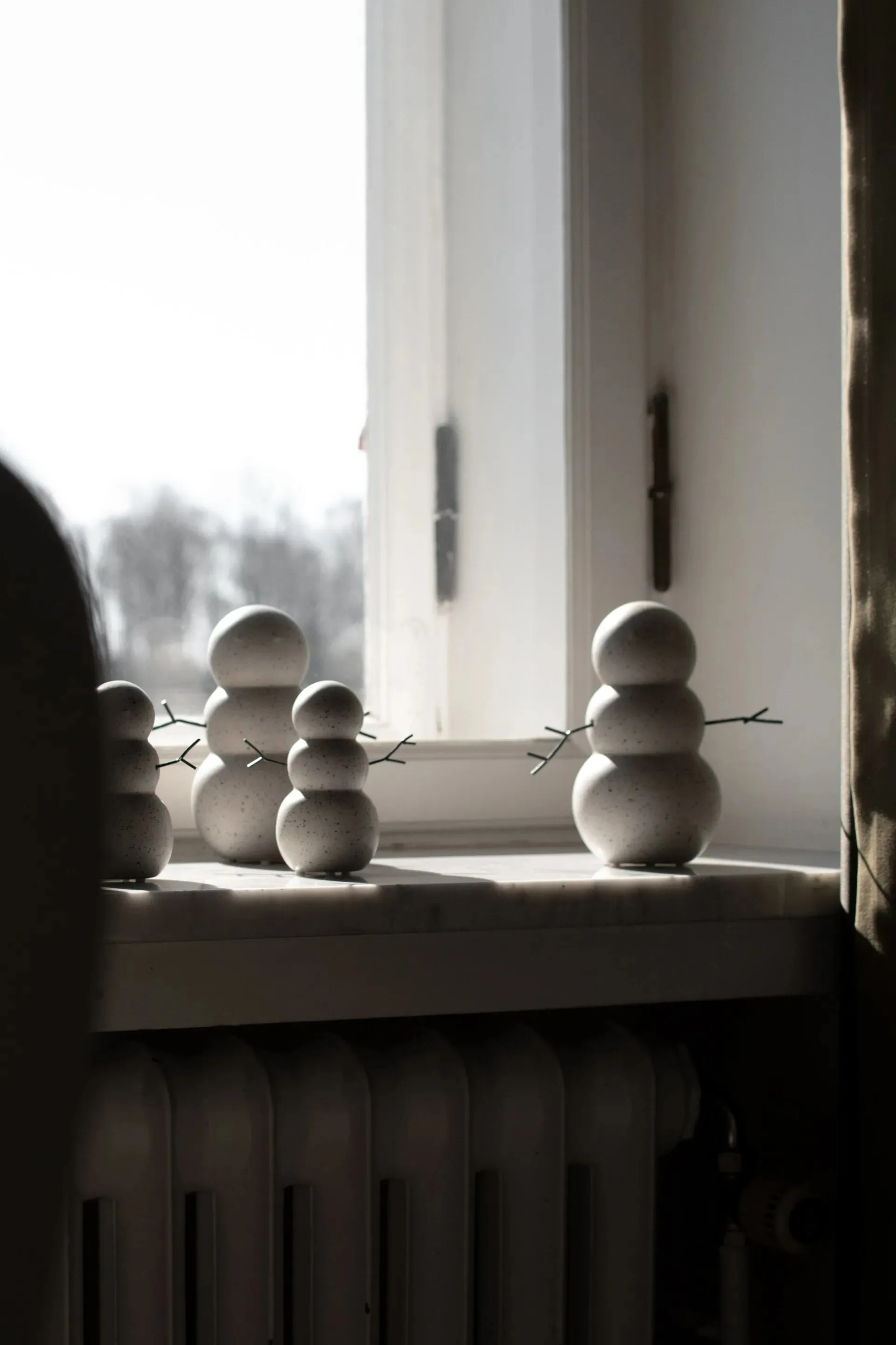 Snowman Christmas decoration 11 cm, Mole dot DBKD