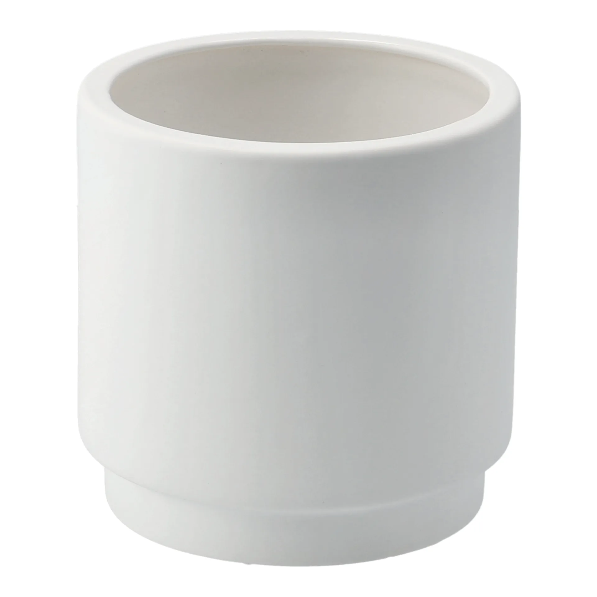 Solid flower pot white, medium Ø16 cm DBKD