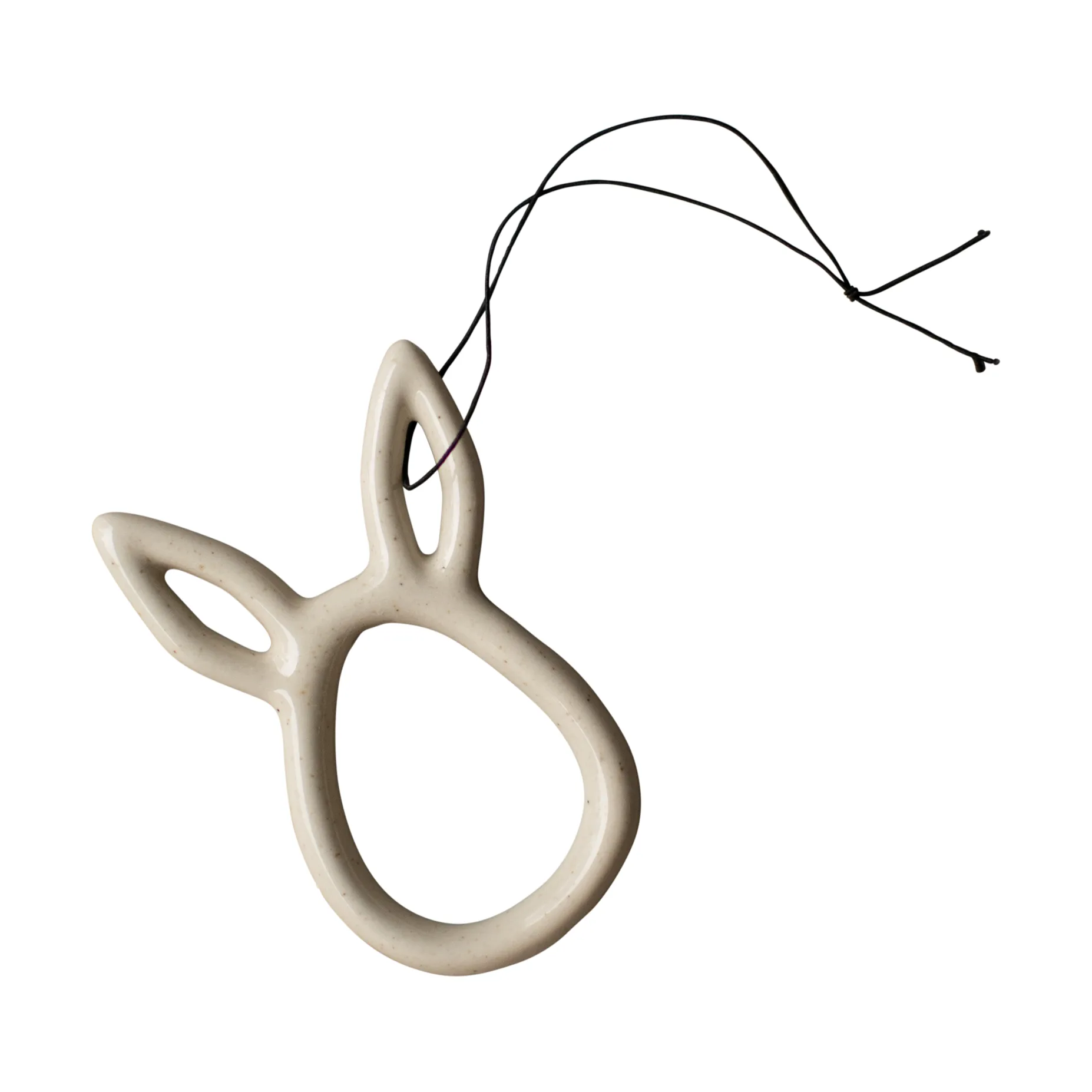 Sprinkle rabbit Easter ornament 8 cm, Vanilla DBKD