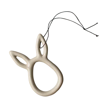 Sprinkle rabbit Easter ornament 8 cm - Vanilla - DBKD