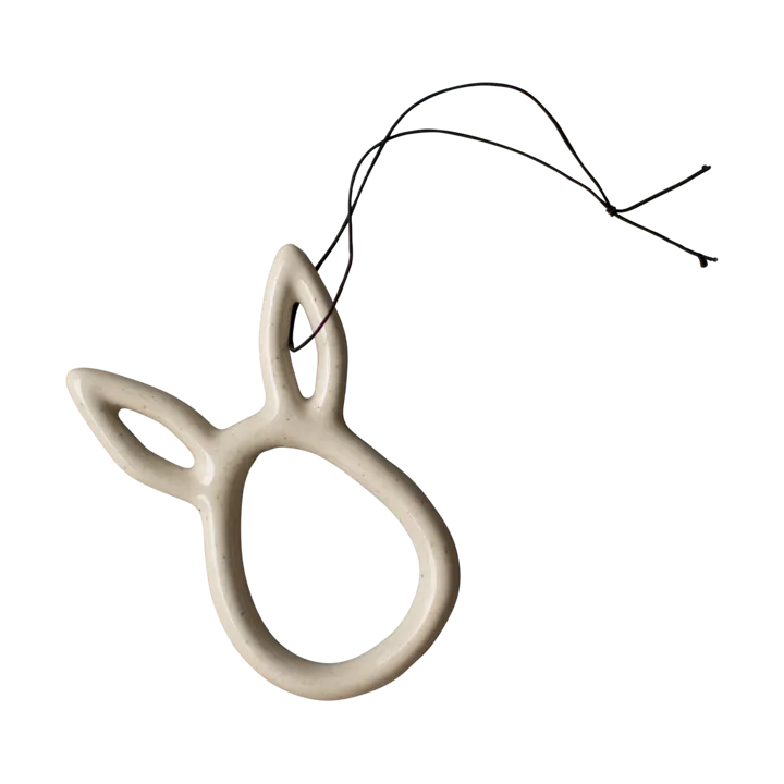 Sprinkle rabbit Easter ornament 8 cm - Vanilla - DBKD