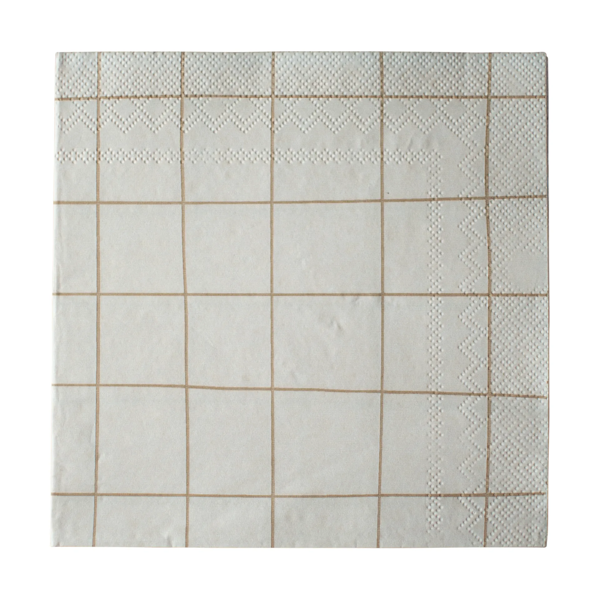 Square paper napkin 33x33 cm 20-pack, Cream DBKD