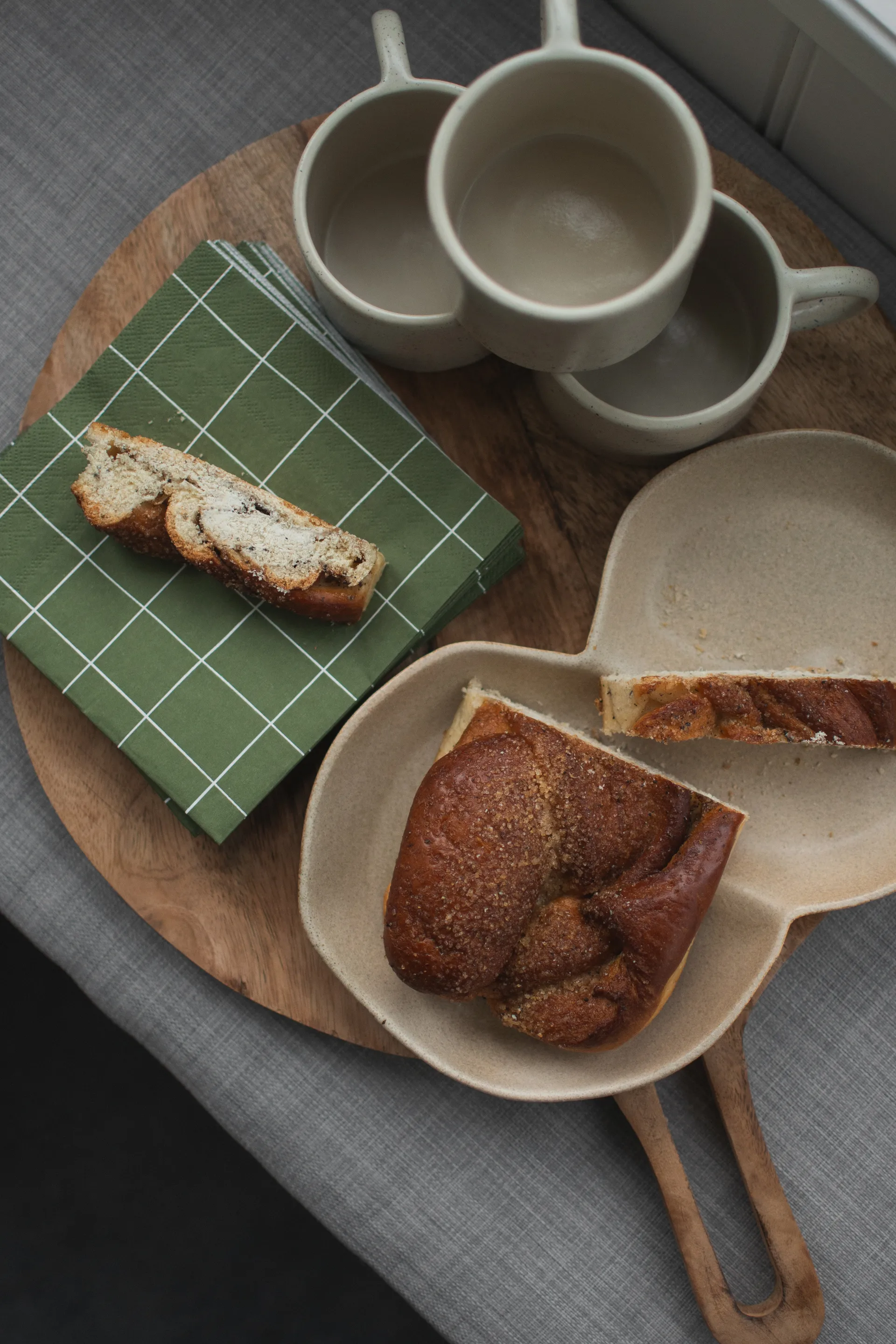 Square paper napkin 33x33 cm 20-pack, Green DBKD