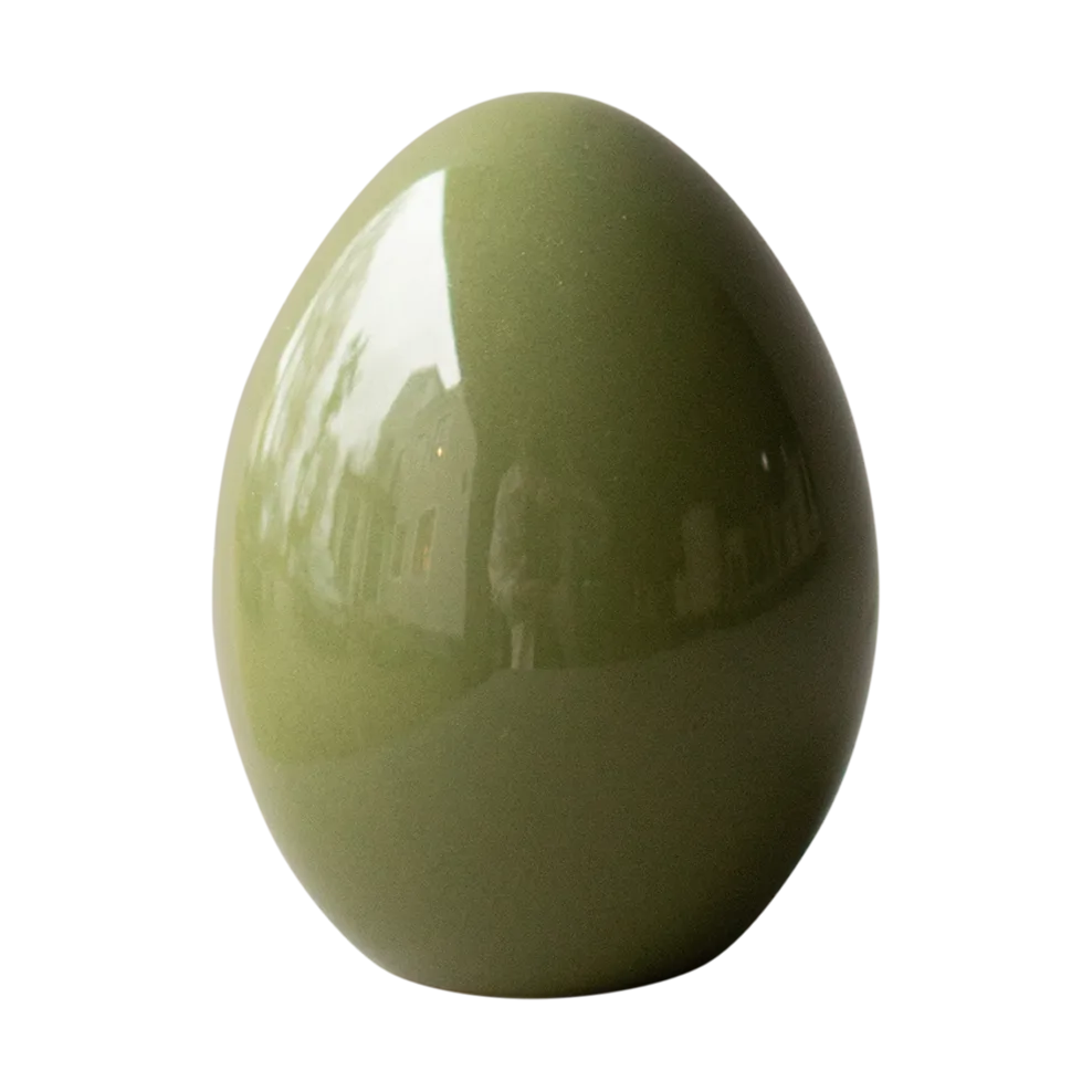 Standing Egg Easter decoration, Green DBKD