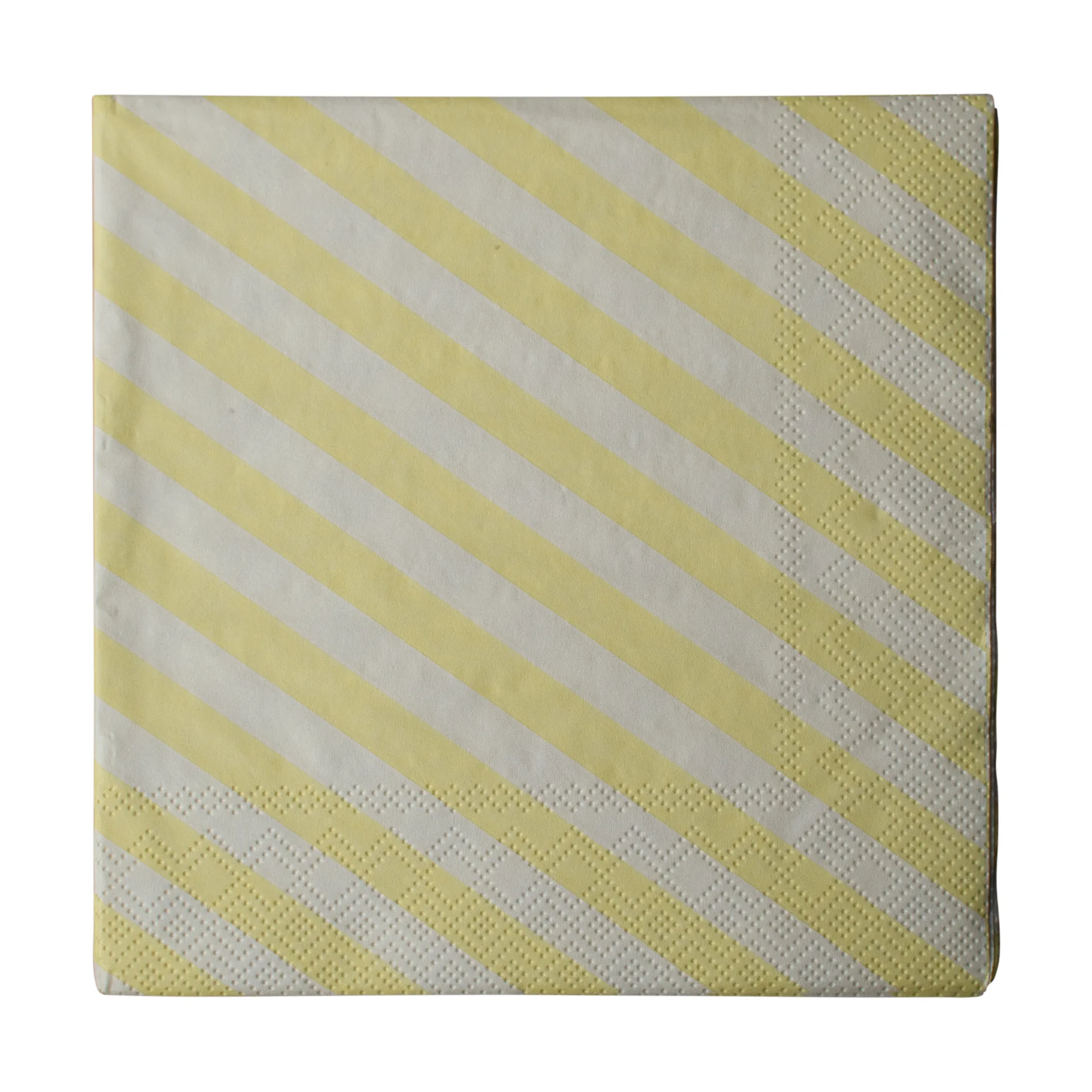 Stripe paper napkin 33x33 cm 20-pack, Cream DBKD