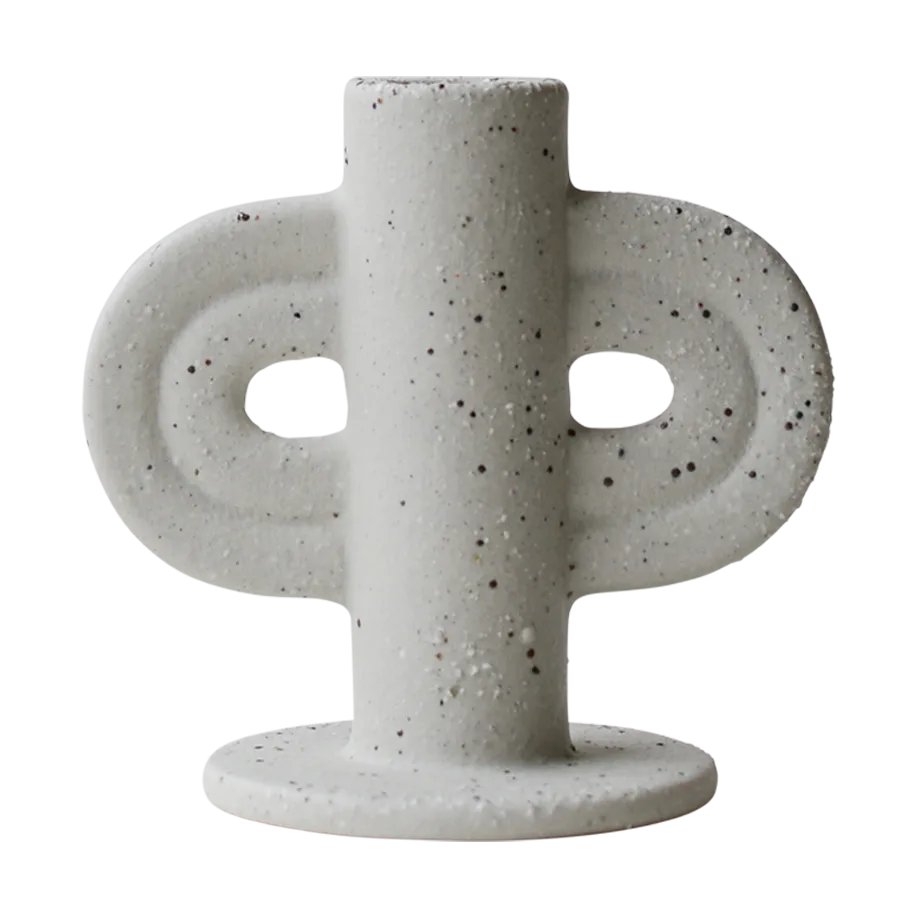 Swirl Similar candle holder, Sand DBKD