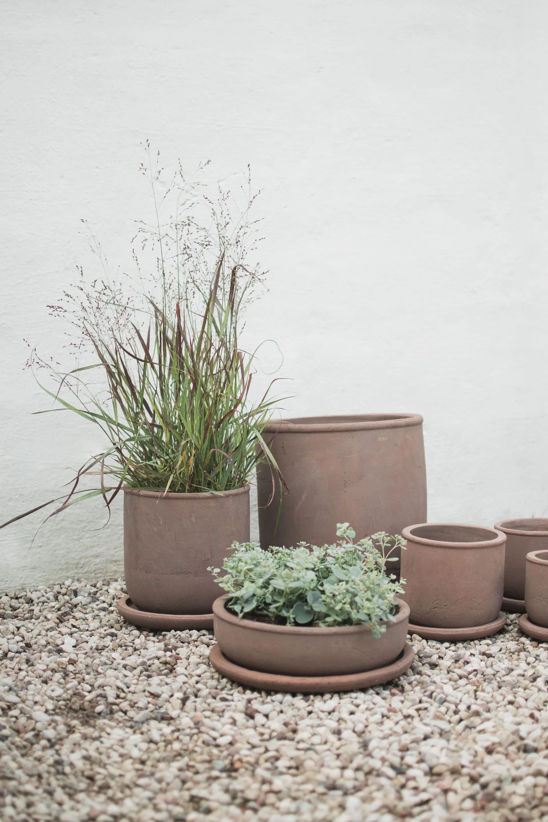 Terra bowl planter, Brown, Ø30x10.5 cm DBKD