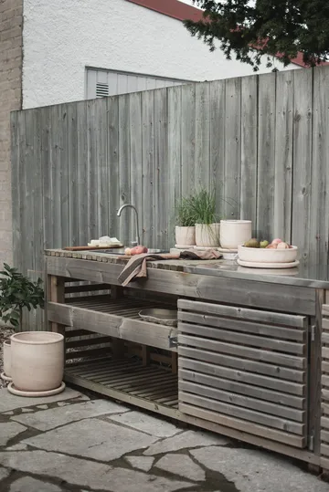 Terra bowl planter - Sand, Ø30x10.5 cm - DBKD