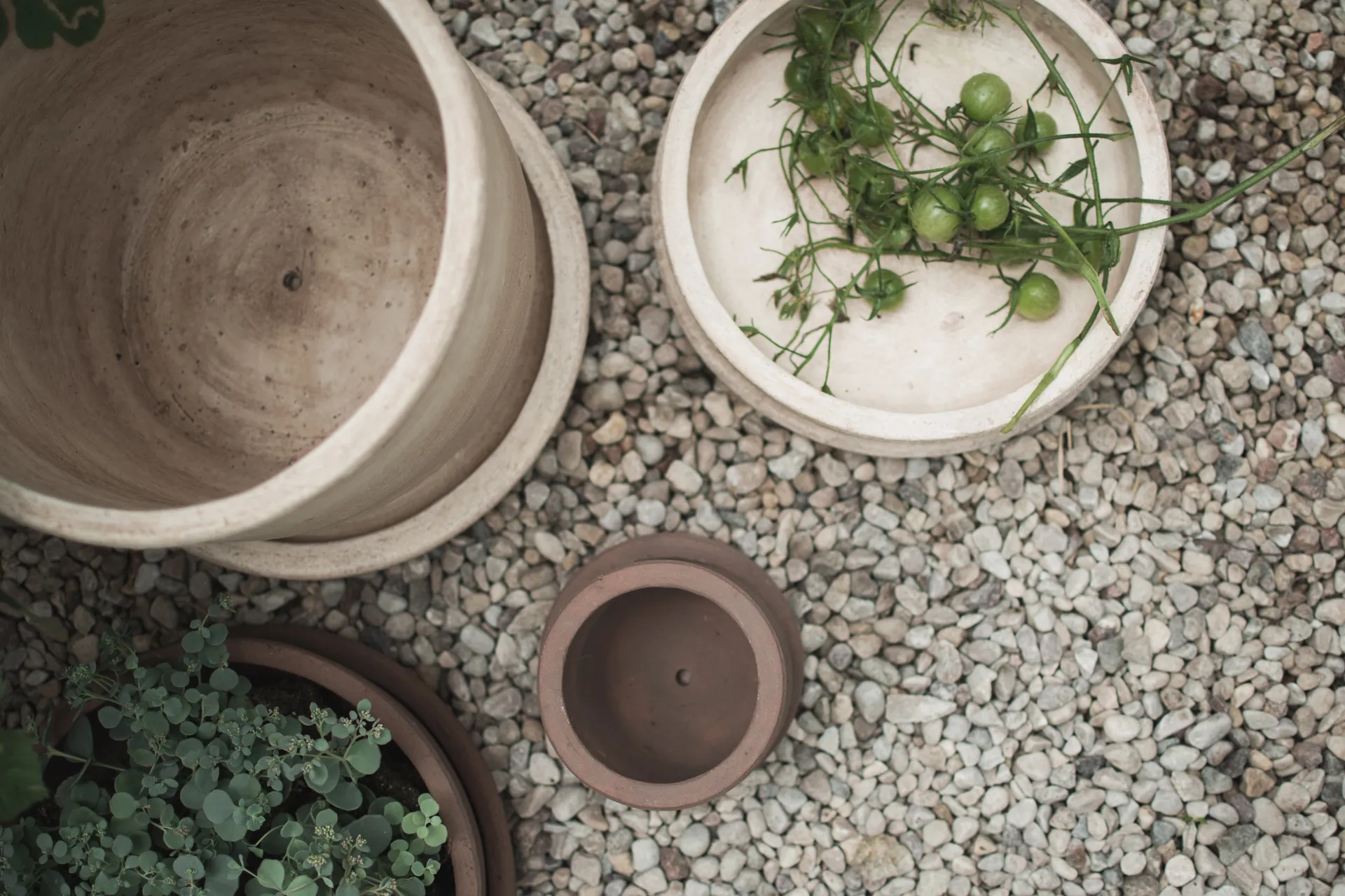 Terra bowl planter, Sand, Ø30x10.5 cm DBKD