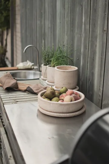 Terra bowl planter - Sand, Ø30x10.5 cm - DBKD