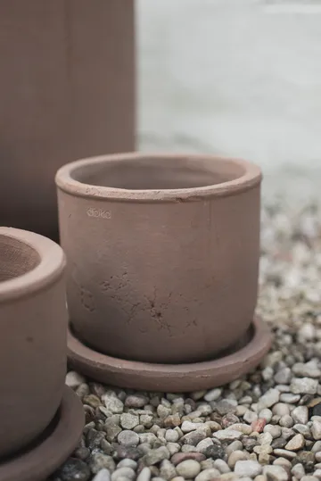 Terra pot - Brown, Ø16x16 cm - DBKD