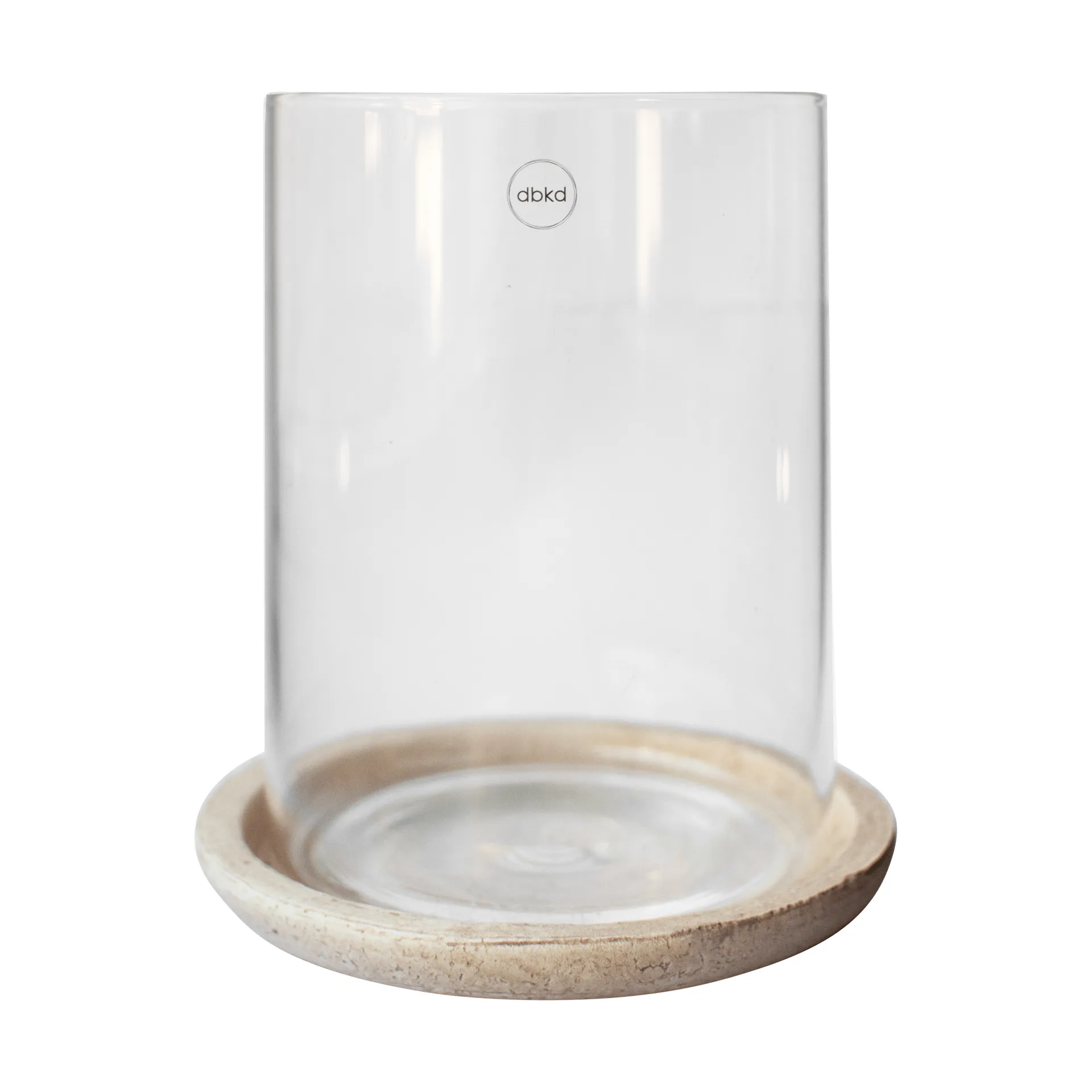 Terra tealight holder, Sand, 21.5 cm DBKD
