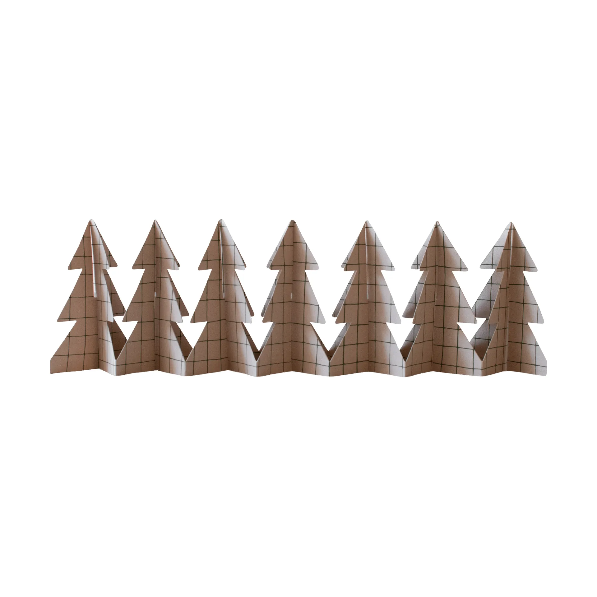 Tree in a row decoration 60 cm, Square sand, 12x60 cm DBKD