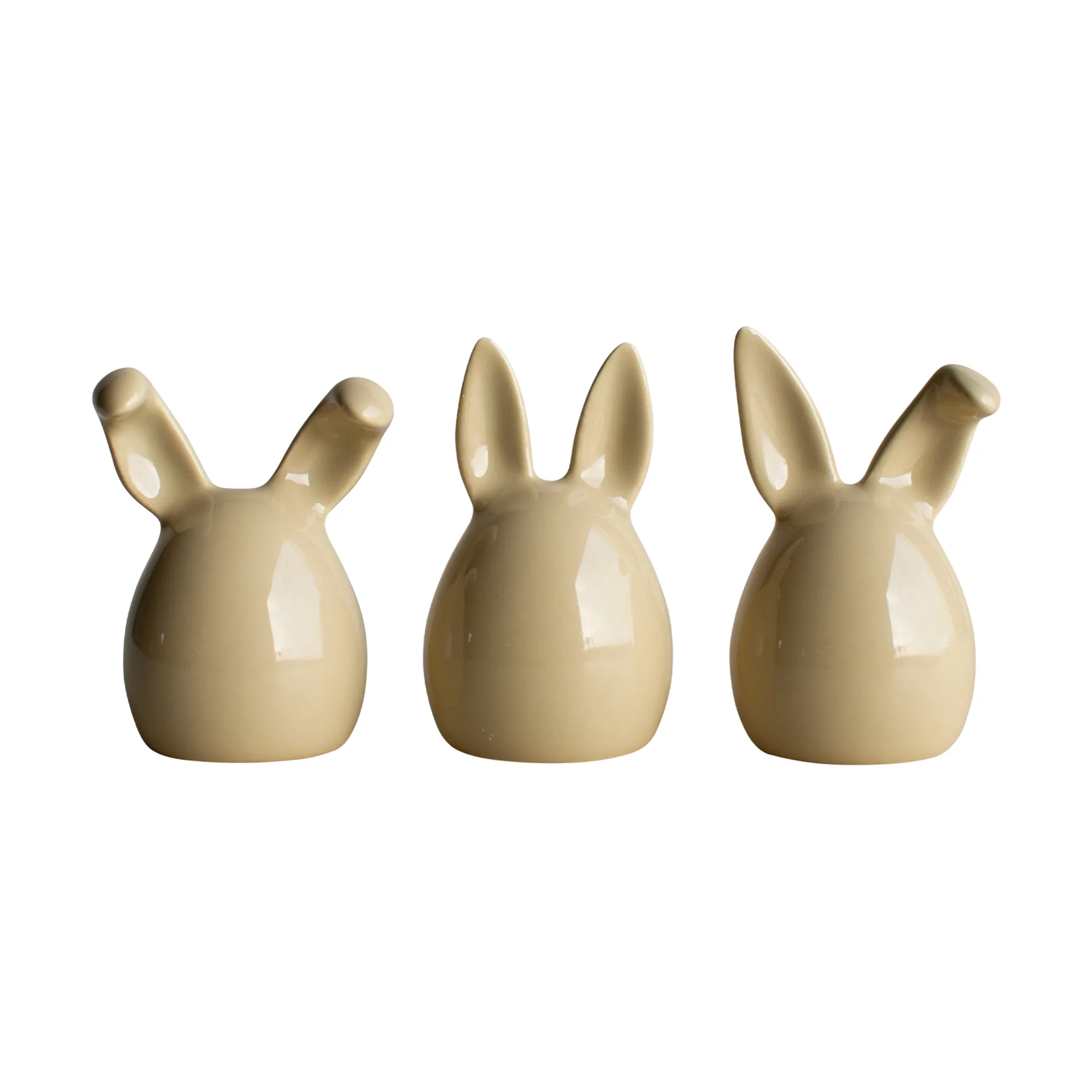 Triplets easter rabbit 3-pack, Shiny yellow DBKD