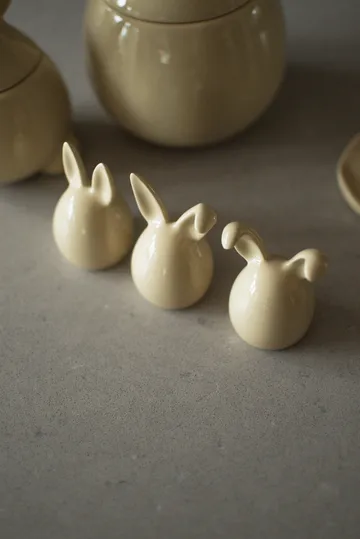 Triplets easter rabbit 3-pack - Shiny yellow - DBKD