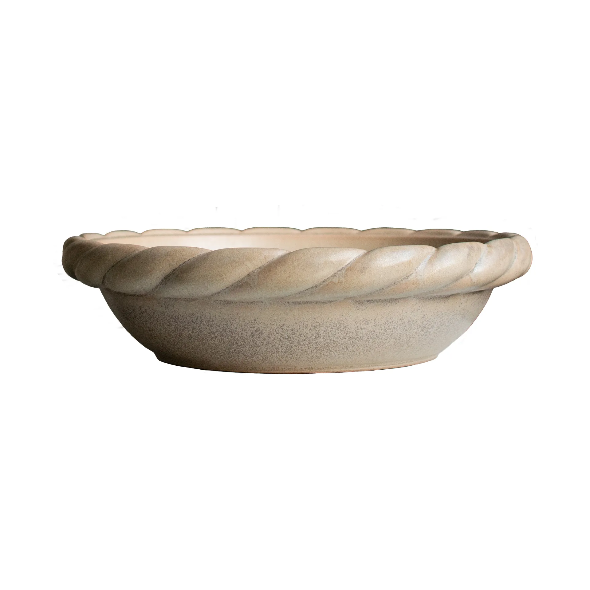 Twine dish Ø40 cm, Beige DBKD