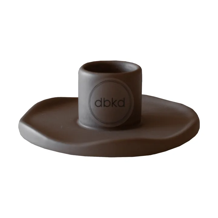 Wave candle sticks - Brown - DBKD
