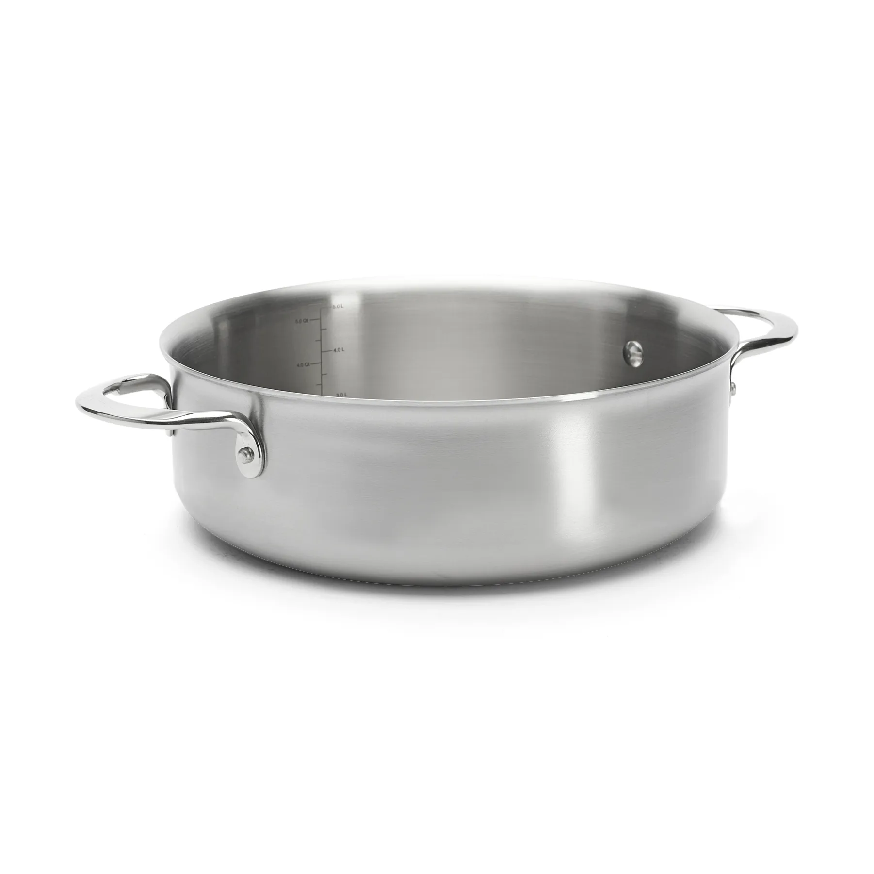 Alchimy rak saute pan stainless steel, Ø24 cm De Buyer