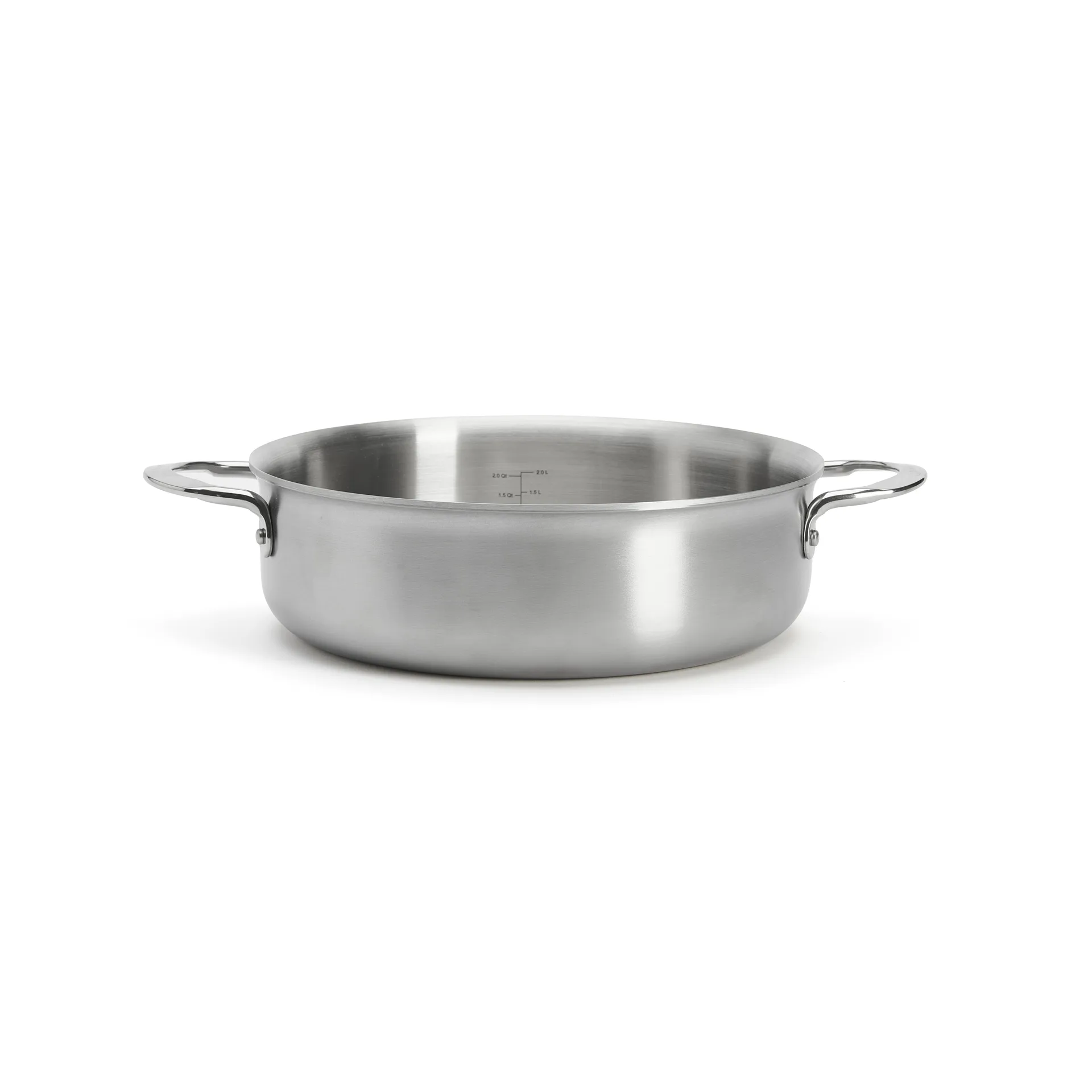 Alchimy rak saute pan stainless steel, Ø24 cm De Buyer
