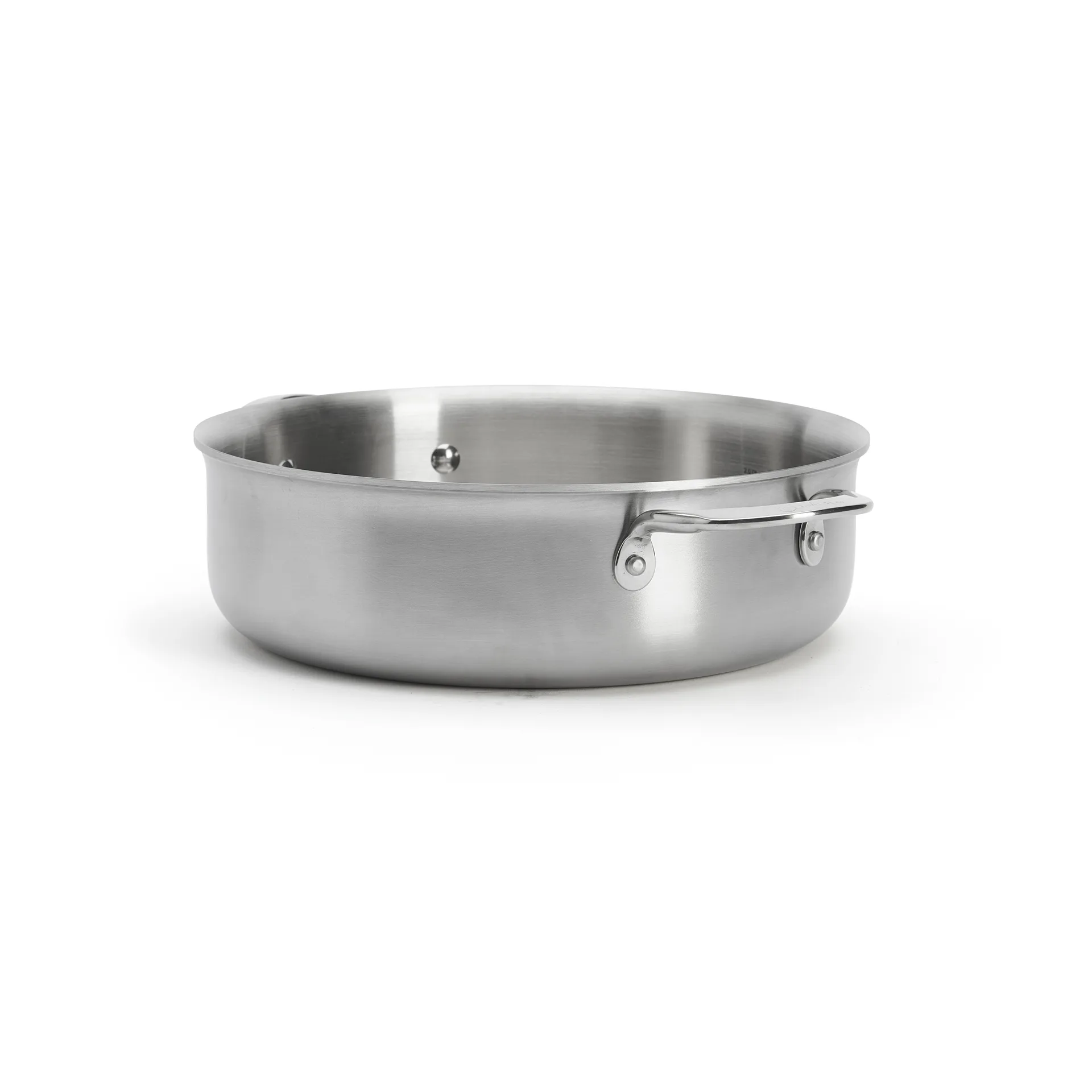 Alchimy rak saute pan stainless steel, Ø24 cm De Buyer