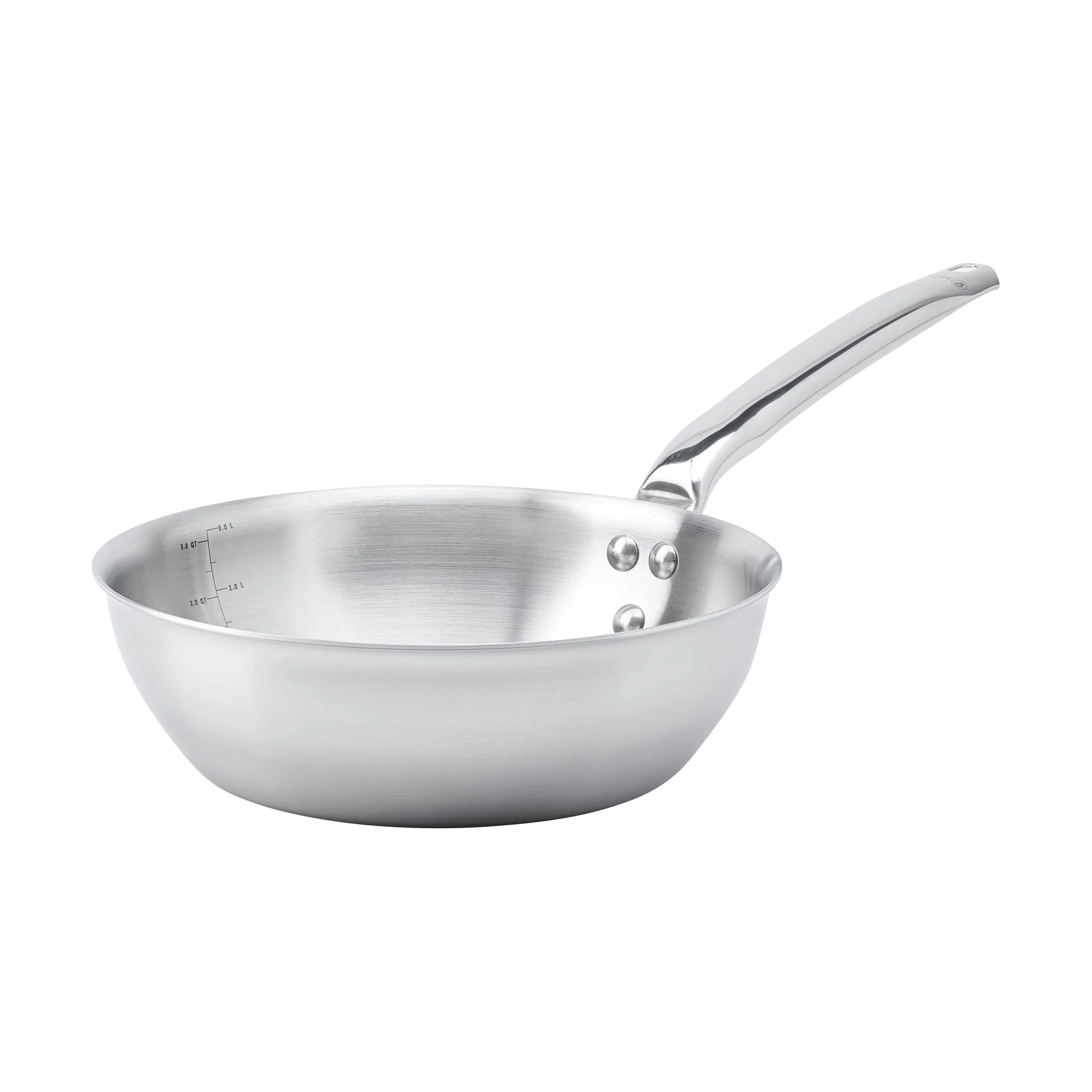 Alchimy rounded sauté pan stainless steel, Ø24 cm De Buyer