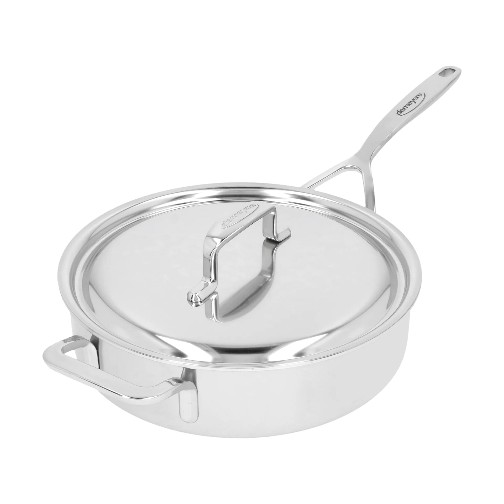 5-Plus deep frying pan with lid stainless steel, Ø24 cm Demeyere