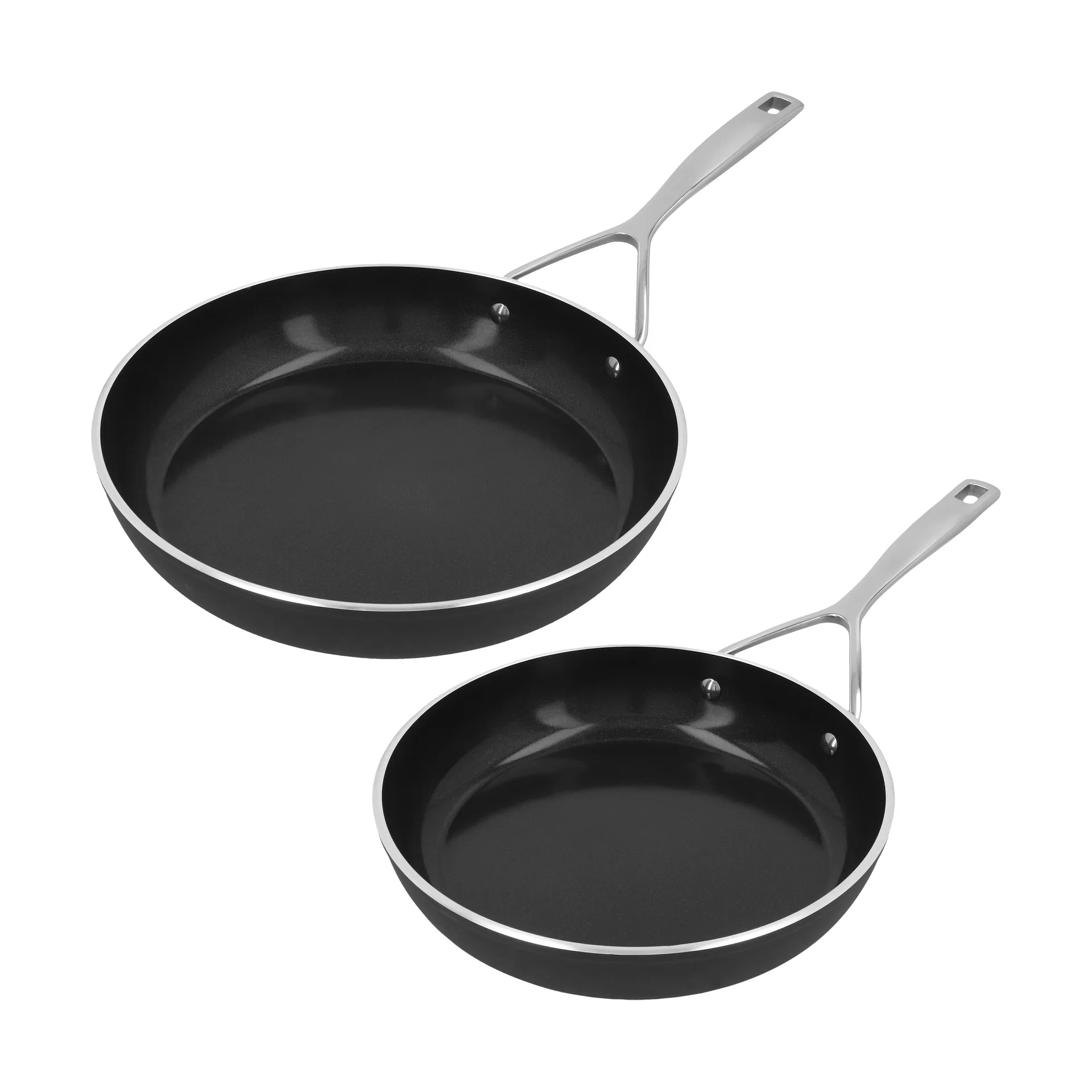 Alu Pro 5 Ceraforce frying pan set ceramic 5-ply, 2 pieces Demeyere