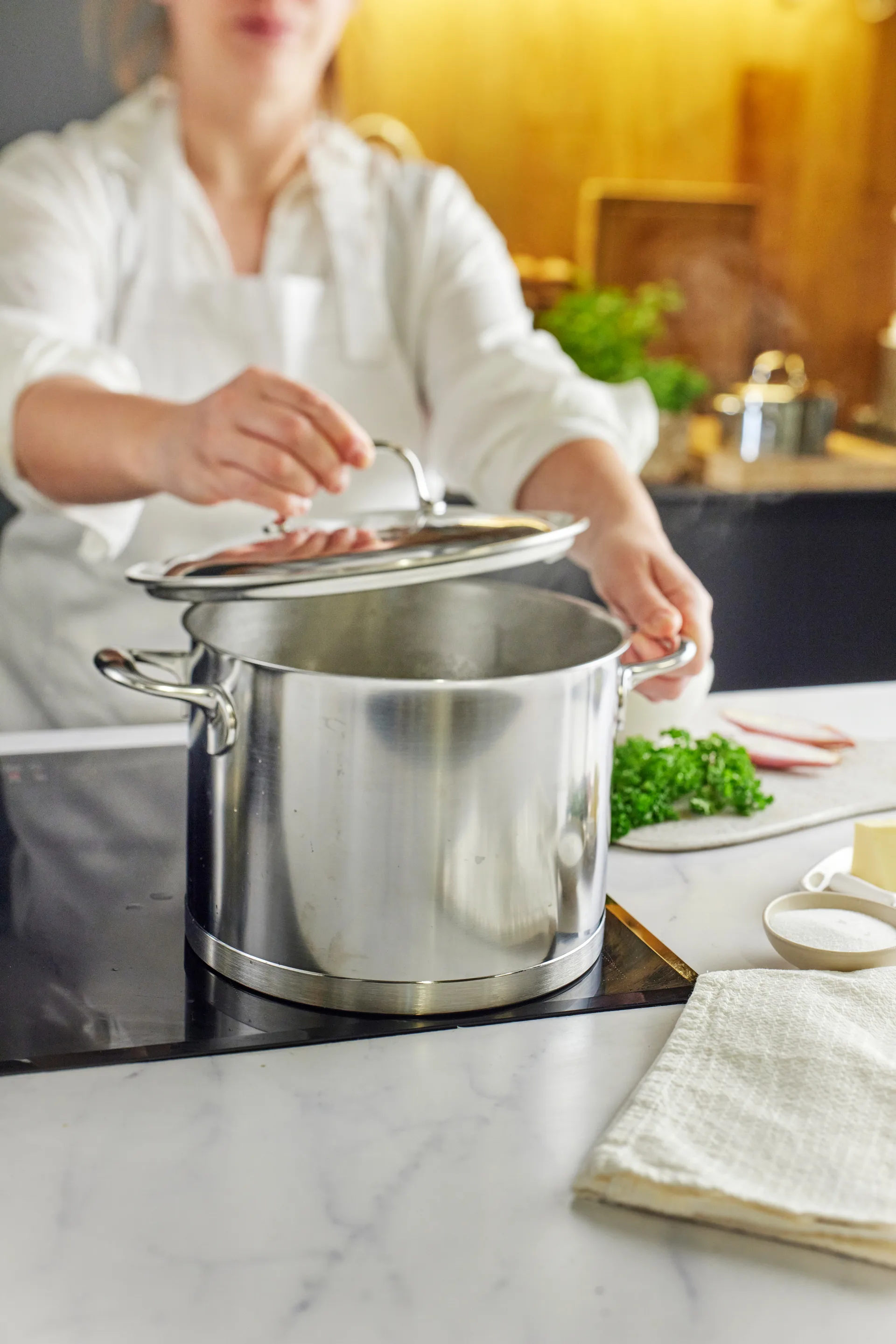 Demeyere Atlantis 7 pot high stainless steel, 8 L Demeyere