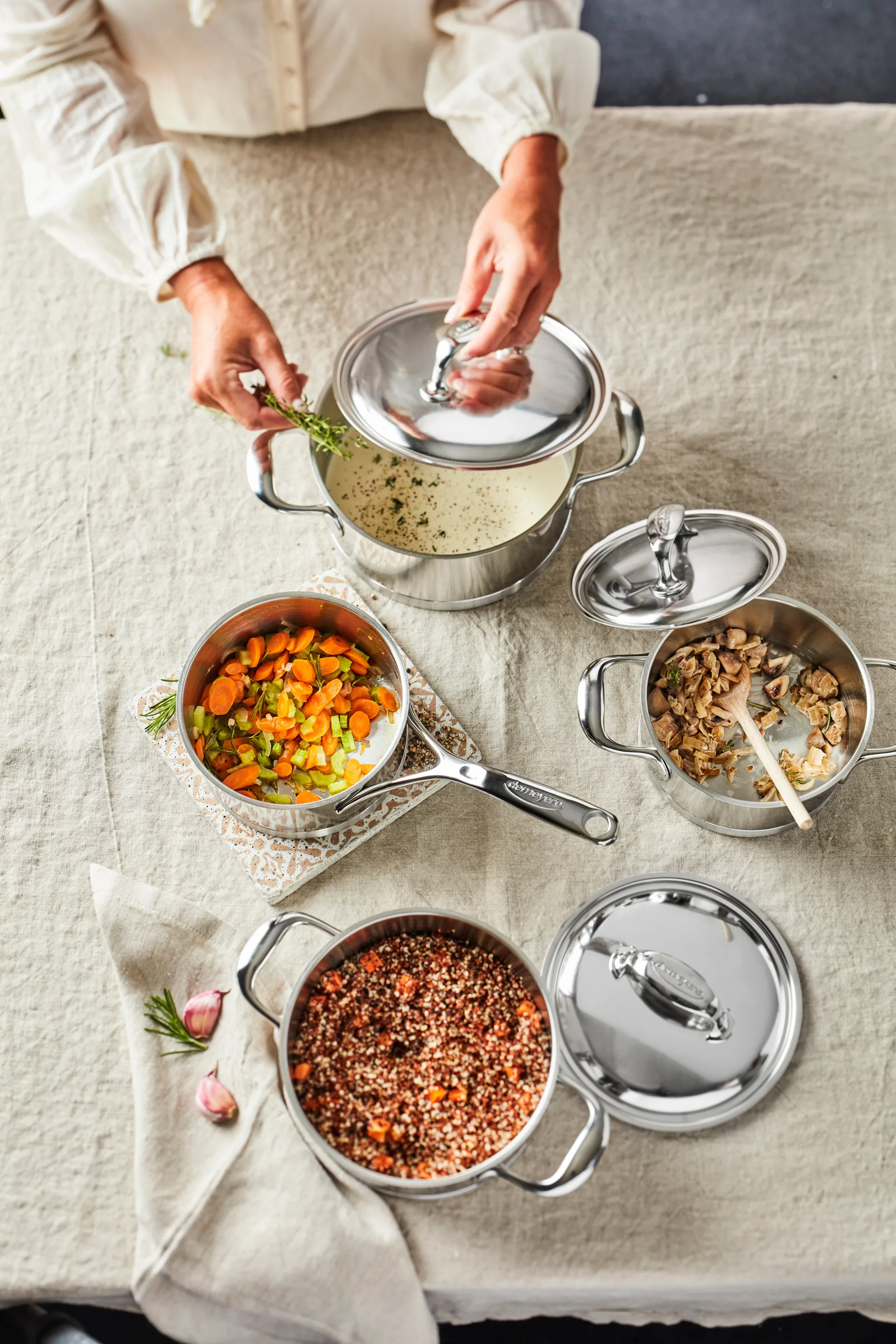 Demeyere Atlantis 7 pot low stainless steel, 1.5 L Demeyere