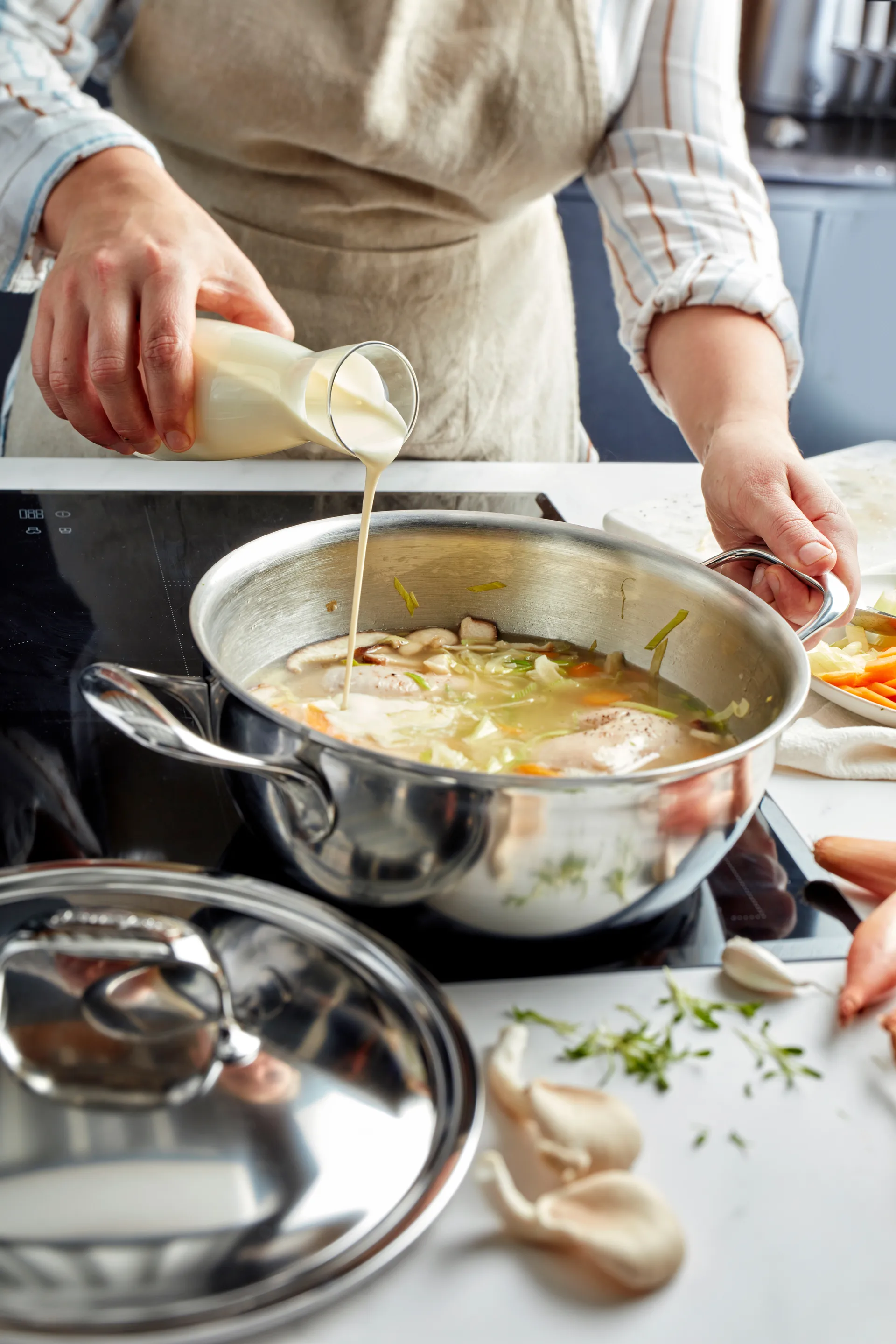 Demeyere Atlantis 7 serving pan stainless steel, 4.8 L Demeyere