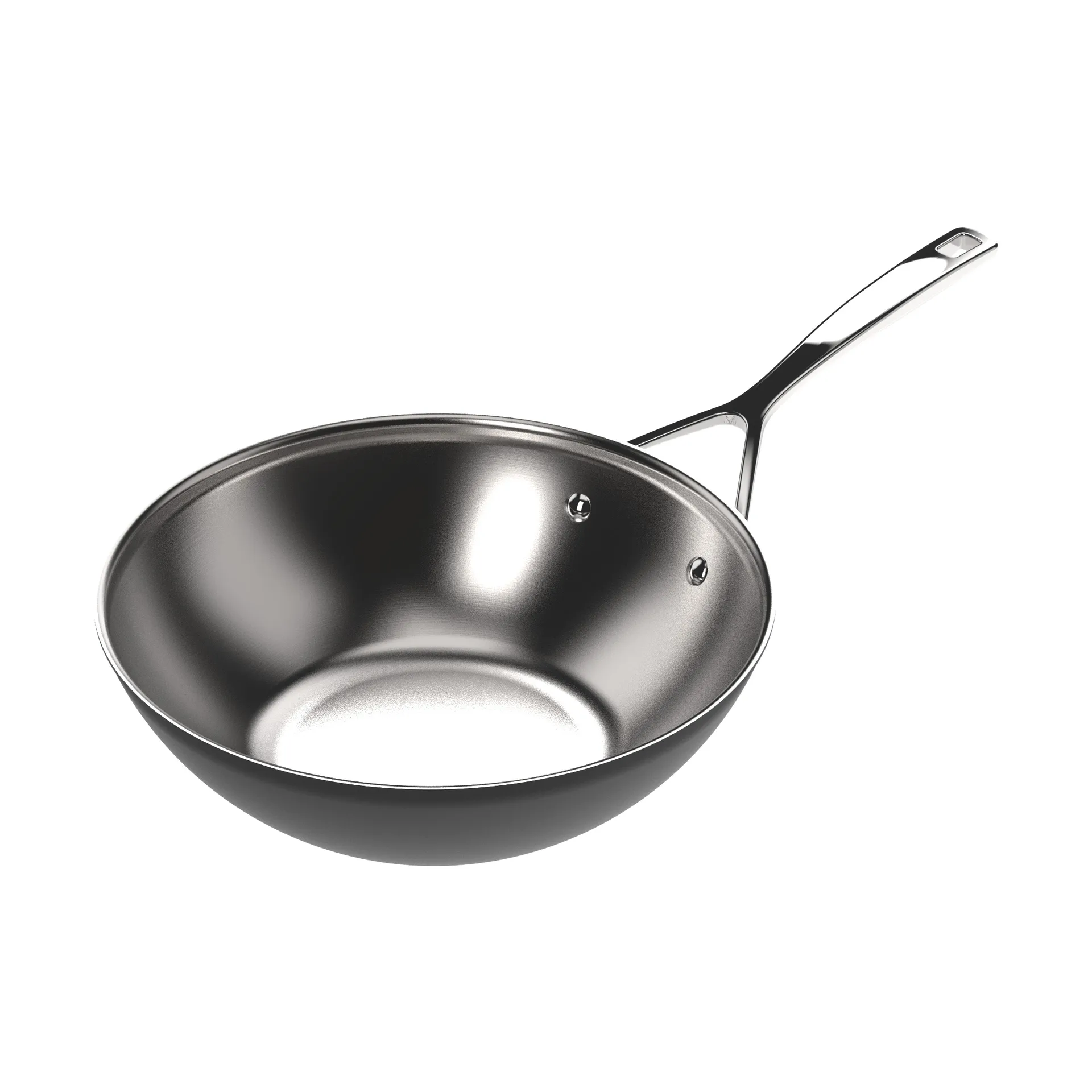 Demeyere Black 5 wok pan stainless steel, Ø30 cm Demeyere