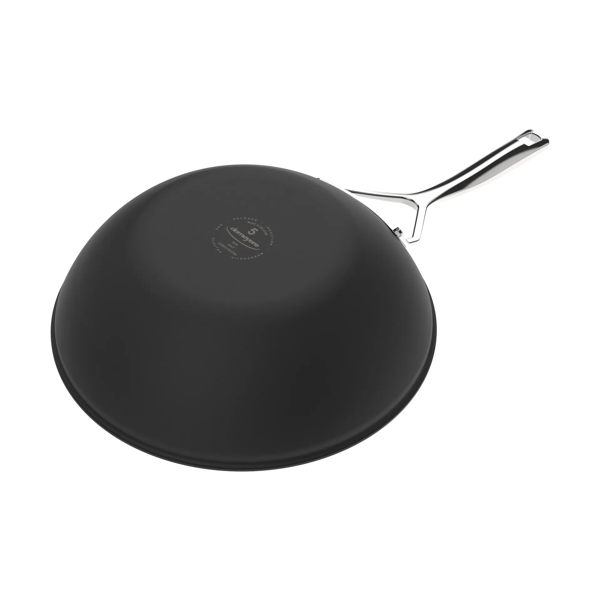 Demeyere Black 5 wok pan stainless steel, Ø30 cm Demeyere