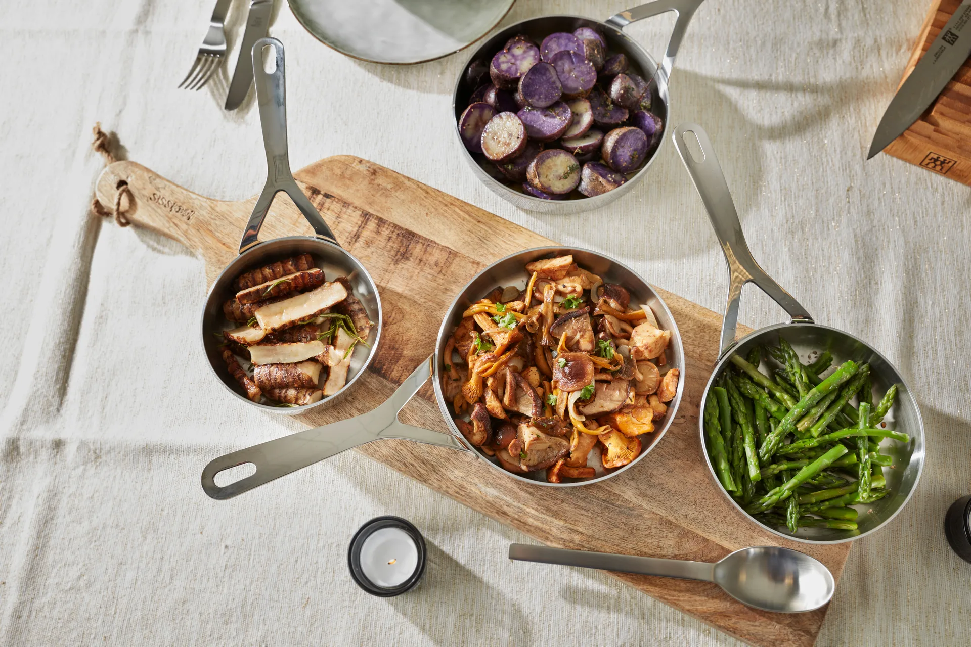 Specialties 3 mini frying pan stainless steel 3-ply, Ø14 cm Demeyere