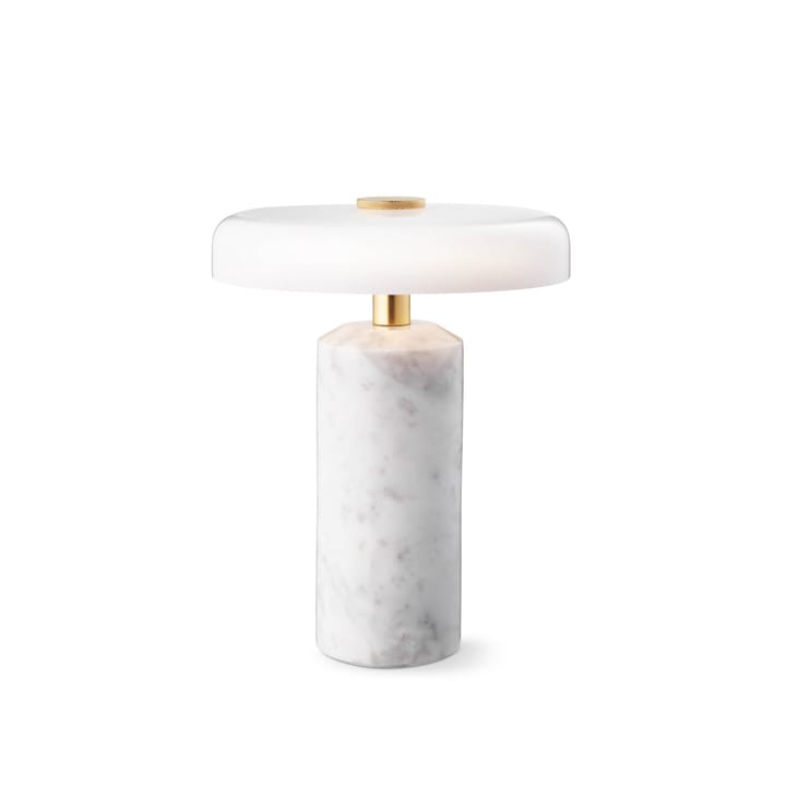 Trip table lamp Ø17x21 cm marble - Blank opal - Design By Us